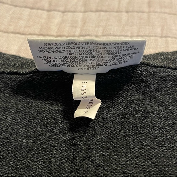 Bobbie Brooks Dark Gray Long Sleeve Top Size XL - Picture 3 of 8